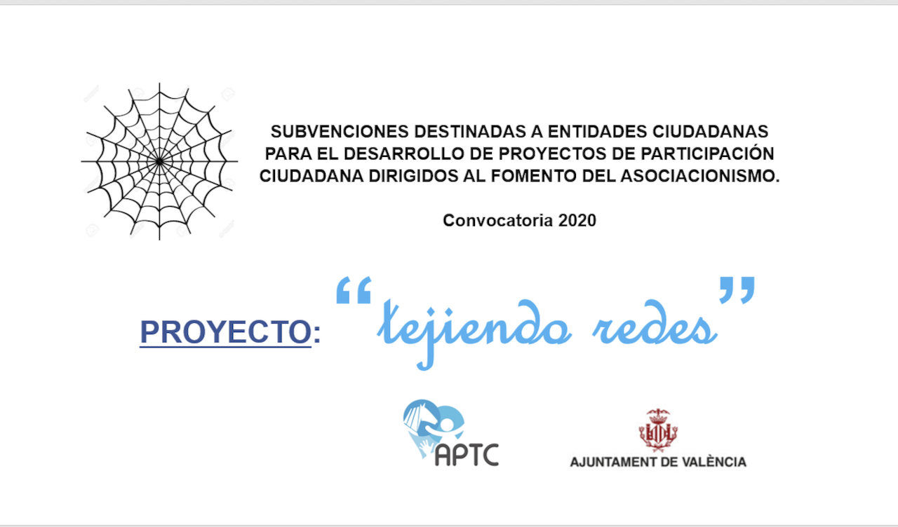 El ayuntamiento de Valencia apoyará un proyecto de promoción del tejido asociativo organizado y cofinanciado por APTC